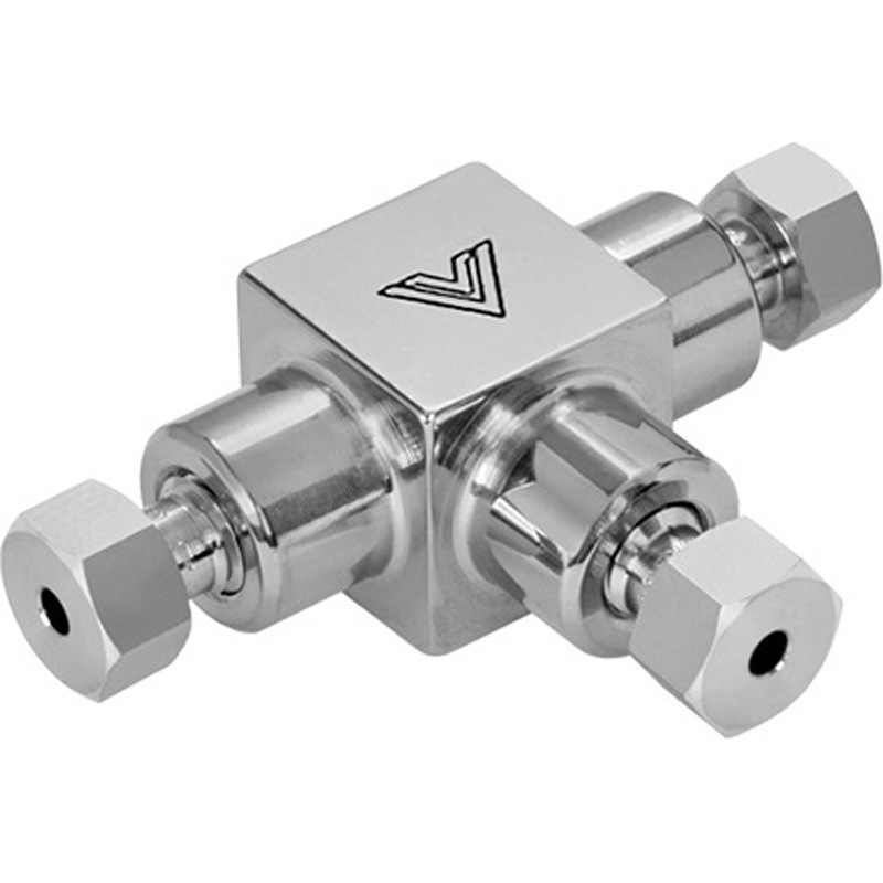 VUWT-1.6-MN-V ニューV-Lok継手 クロマトグラフ用 ティーユニオン(インチ) フジキン 呼び径1.58mm