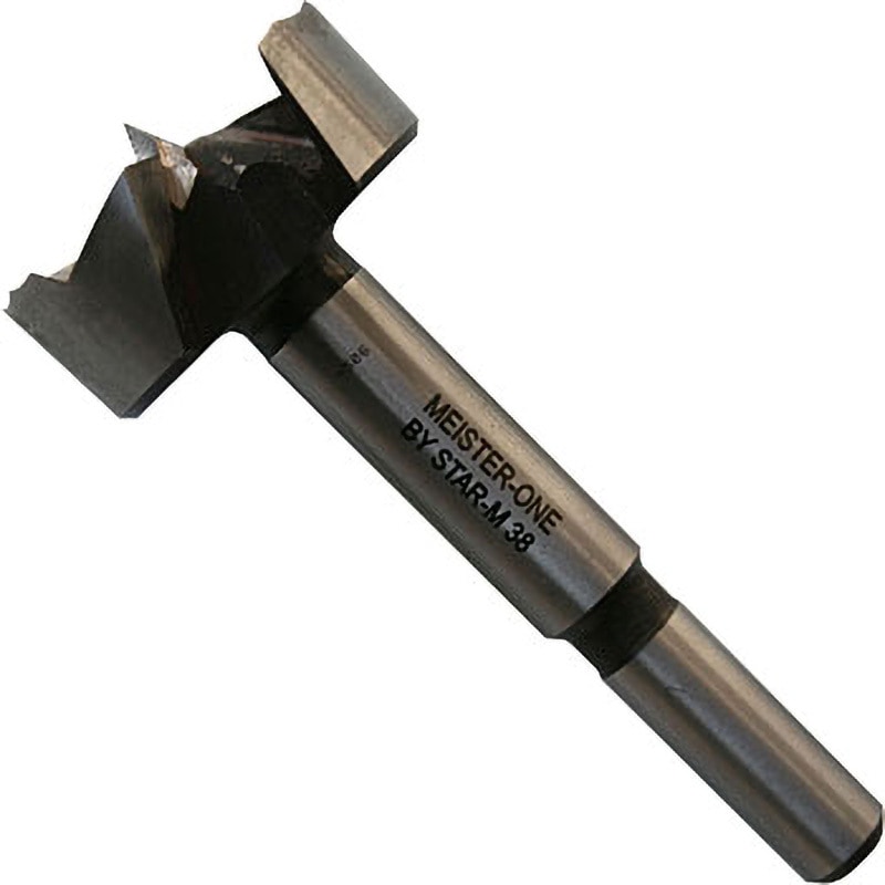 600-380 No.600 ウェーブカッター スターエム 普通鋼製 刃先径38mmシャンク径三本溝10mm全長90mm  600-380