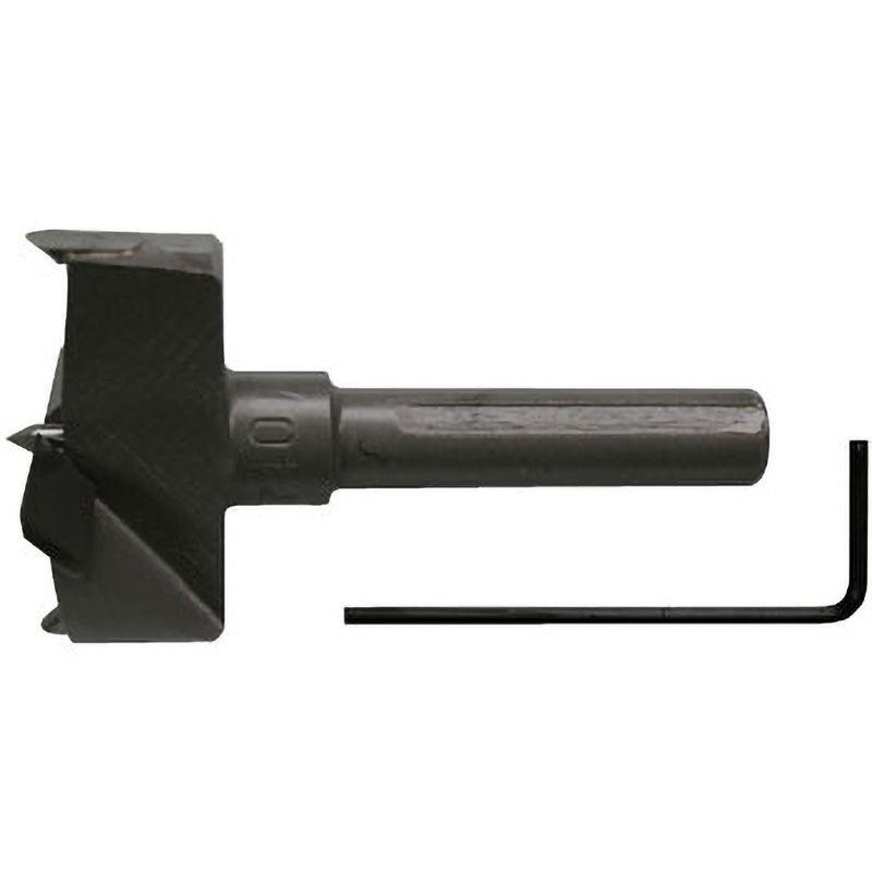 13D-400 超硬丁番錐(先三角) スターエム 六角レンチ 外径40mmシャンク径三本溝10mm全長70mm  13D-400