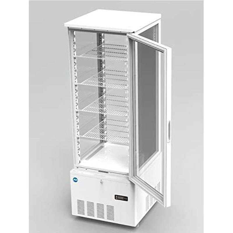 JCMS-228 業務用 4面ガラス冷蔵ショーケース(片面扉) ジェーシーエム