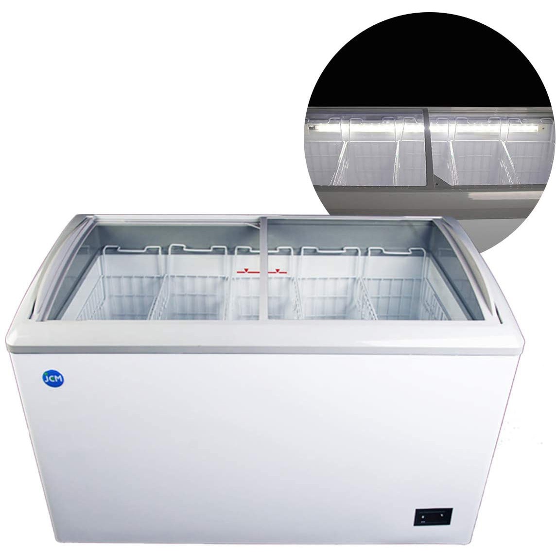 JCMCS-240L 業務用 冷凍ショーケース(ラウンド扉)(LED仕様) ジェー