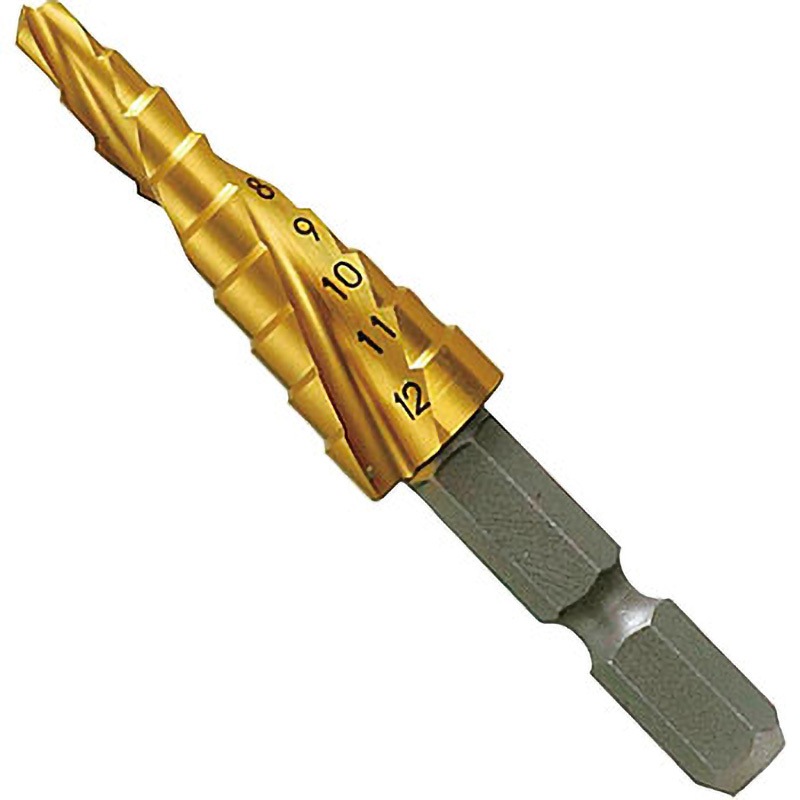 D412S スパイラルだんだんドリル 大日商 超硬製