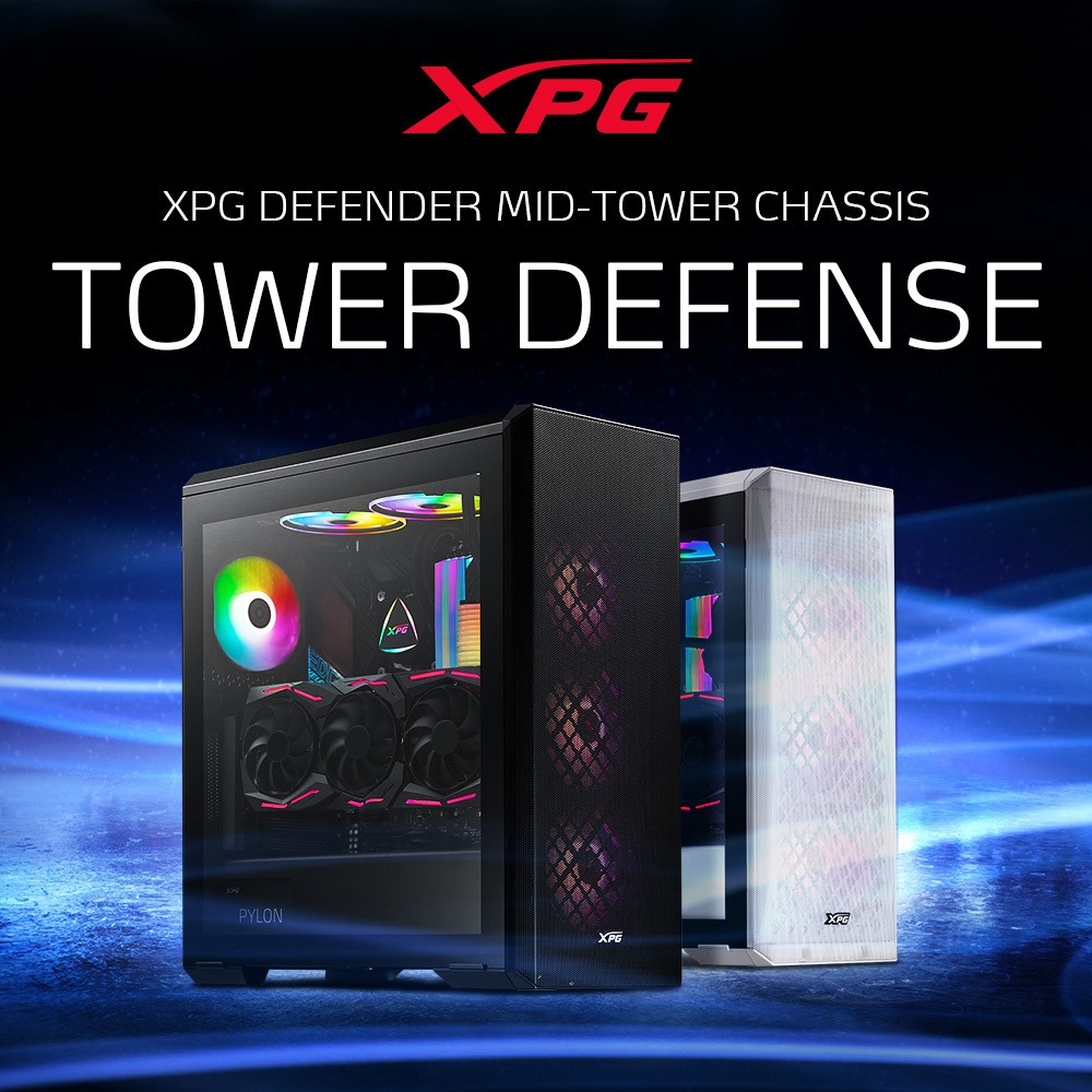 【未使用品】 ミドルタワー　PCケース　DEFENDERPRO XPG DEFENDER PRO ミドルタワーPCケース