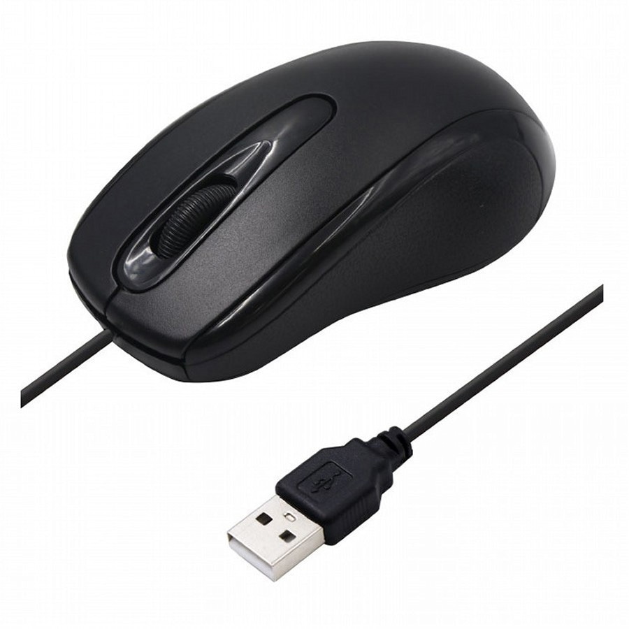 AOK-MS38-BK スタンダード有線マウス 光学式 AOTECH 3ボタン AOK-MS38-BK スタンダード有線マウス 光学式 AOTECH 3ボタン