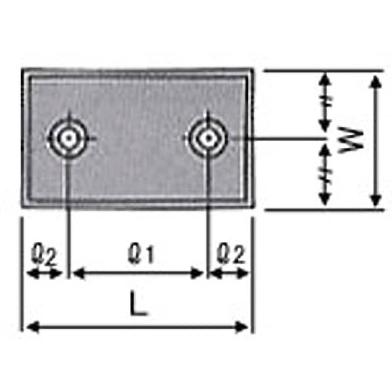 CWT-22100 オイレス #2000ウェアプレート薄肉5mmタイプ 1個 オイレス工業 【通販モノタロウ】 4,912円