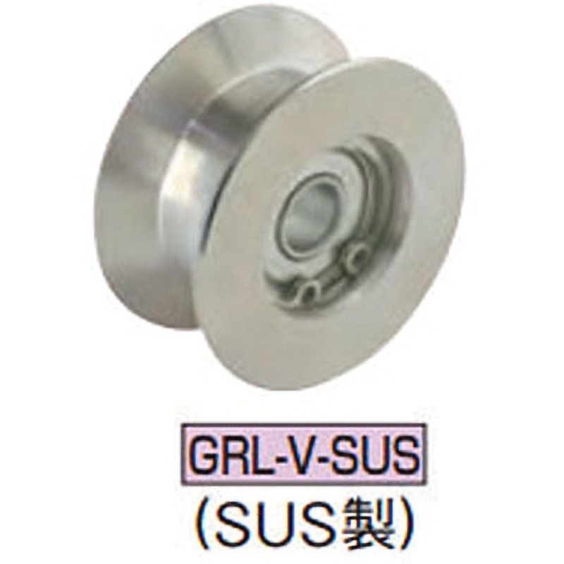 GRL60-V-SUS ガイドローラー(V型) イマオコーポレーション 重荷重 止め