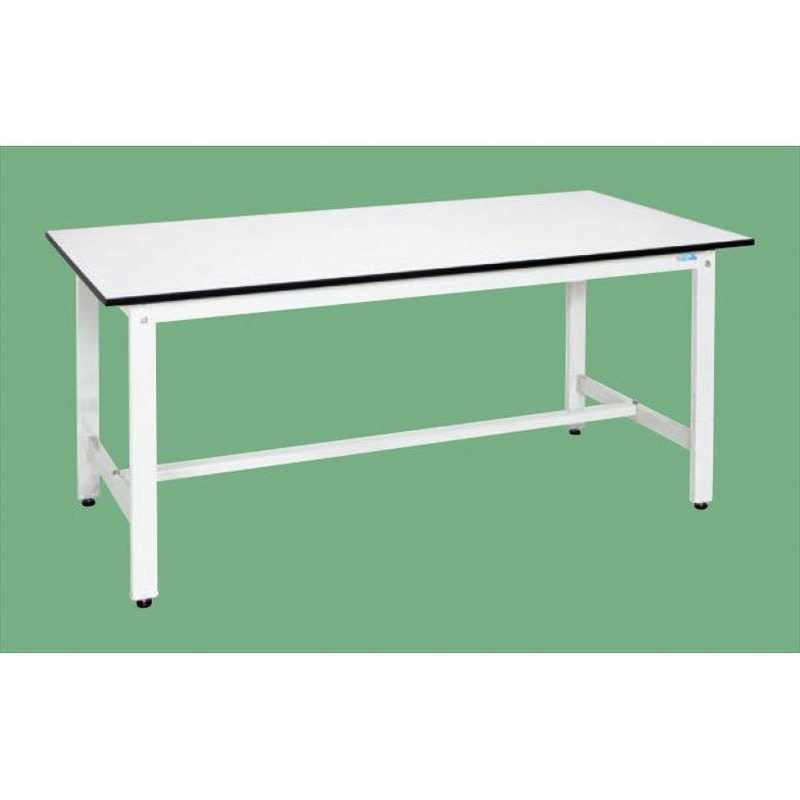 KH-69LW 軽量作業台 抗菌パールホワイト(KH/350kg/ポリエステル天板/H800) サカエ 対応 アジャスター樹脂製・ネジ径M12×P1.75 座・立作業兼用 間口1800mm奥行750mm  KH-69LW 32,487円