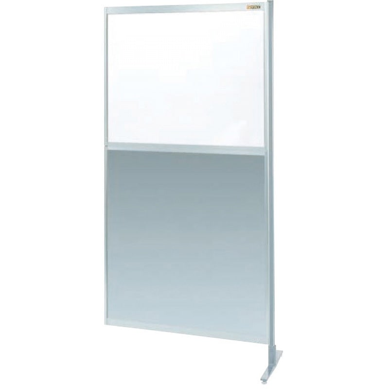 NAE-36FR パーティション(固定式・連結・上塩ビ・下アルミ) サカエ アジャスター付き 質量10kg 高さ1800mm  NAE-36FR