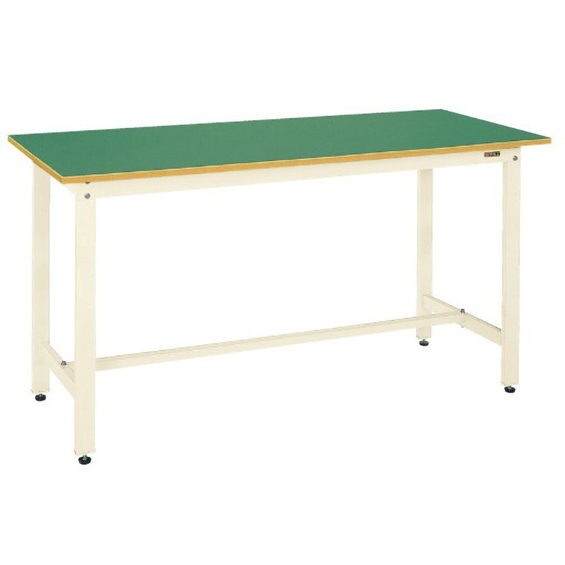 KD-30FNI 軽量作業台(KDタイプ/耐荷重350kg/サカエリューム天板/H900/固定式) サカエ グリーン アジャスター樹脂製・ネジ径M12×P1.75 間口900mm奥行900mm  KD-30FNI 33,787円