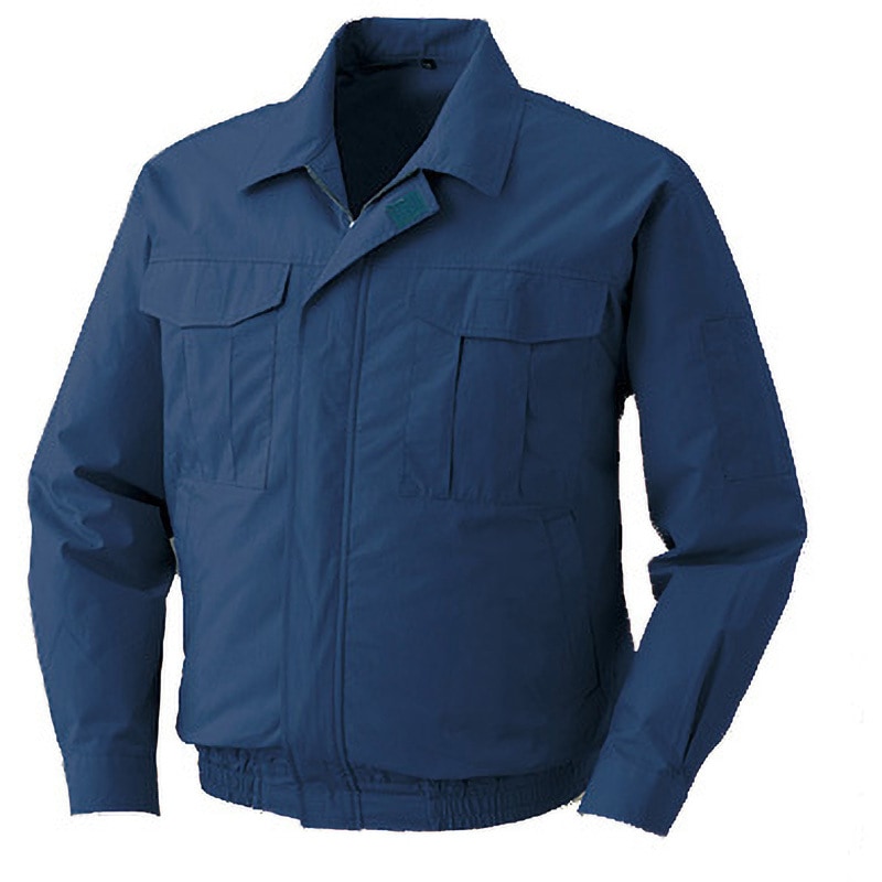 空調服　スターターキット　空調服Lサイズ　2点セット長袖　ネイビー フルセット】空調服®スタンダードスターターキット+空調服®難燃