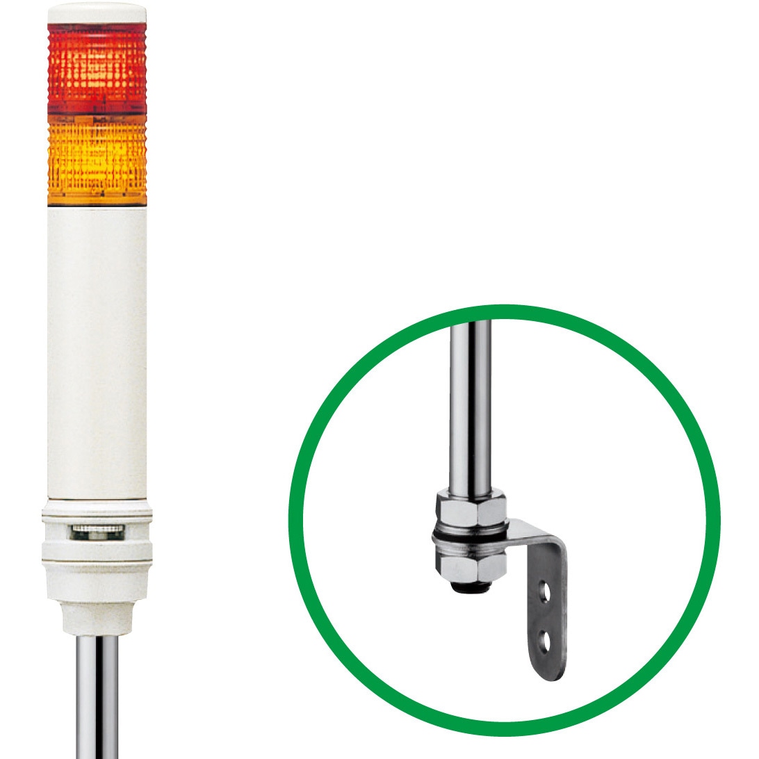 Φ40 積層式LED表示灯 点灯点滅ブザー付タイプ アロー(シュナイダー