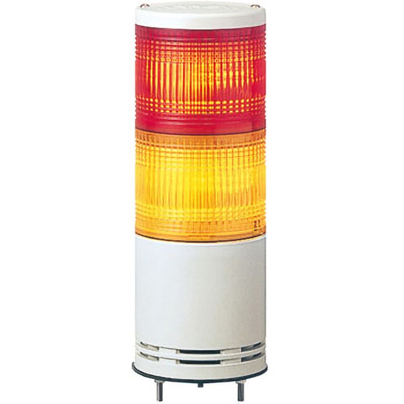 UTL-24-2 Φ100 積層式LED表示灯 直付けタイプ アロー(シュナイダーエレクトリック) 点灯(点滅) 音色:ブザー無し 2段 赤/黄配列   UTL-24-2