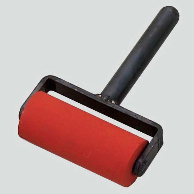 80586 赤ゴムローラー(ベアリング無) 1本 尾崎亀商店 【通販モノタロウ】