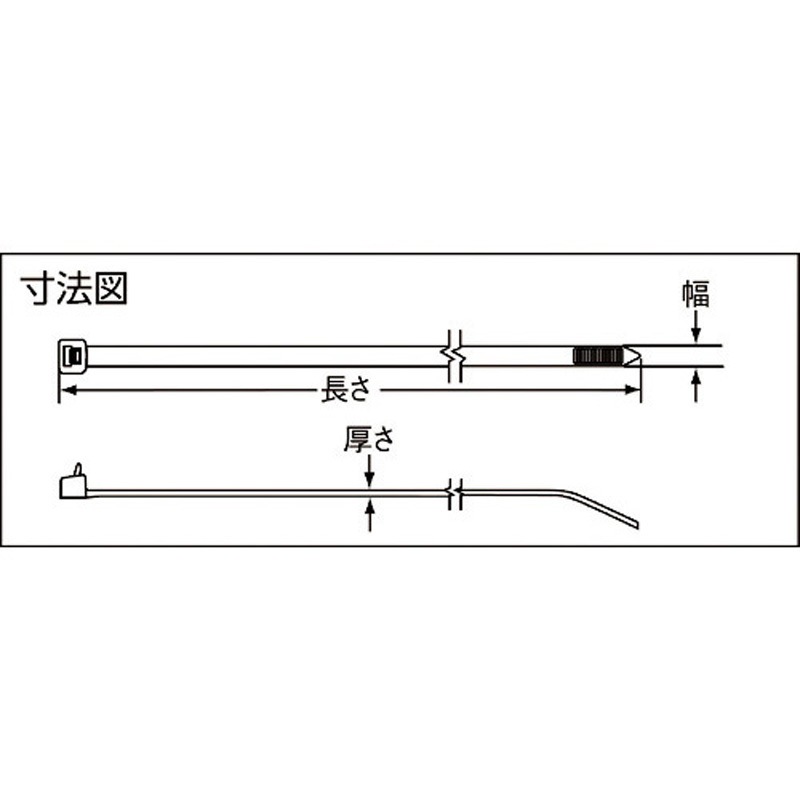 PLC1.5I-S8-M パンタイ クランプタイプ ナイロン結束バンド PANDUIT