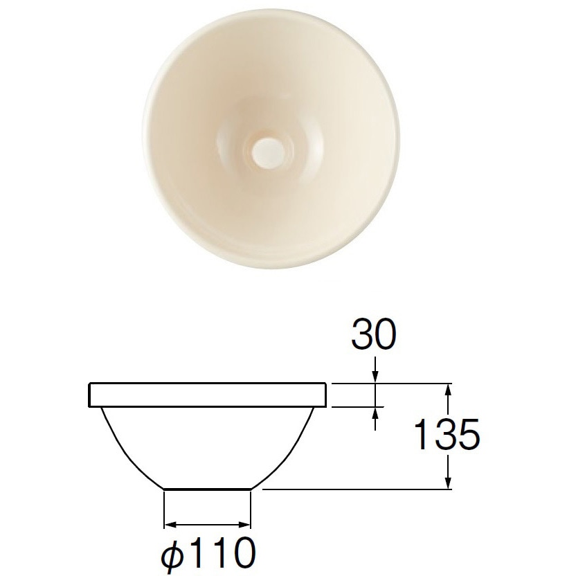 HW1051-BG 手洗器 SANEI(旧:三栄水栓製作所) 穴径40mm外径300mm  HW1051-BG