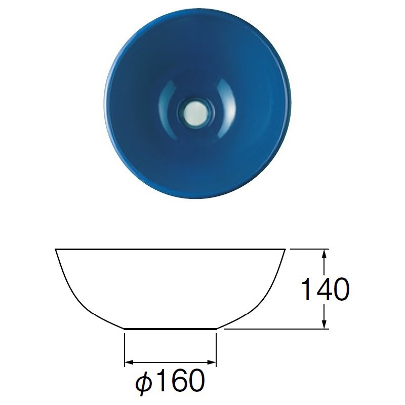 HW1052-B 洗面器 SANEI(旧:三栄水栓製作所) 穴径40mm外径400mm  HW1052-B