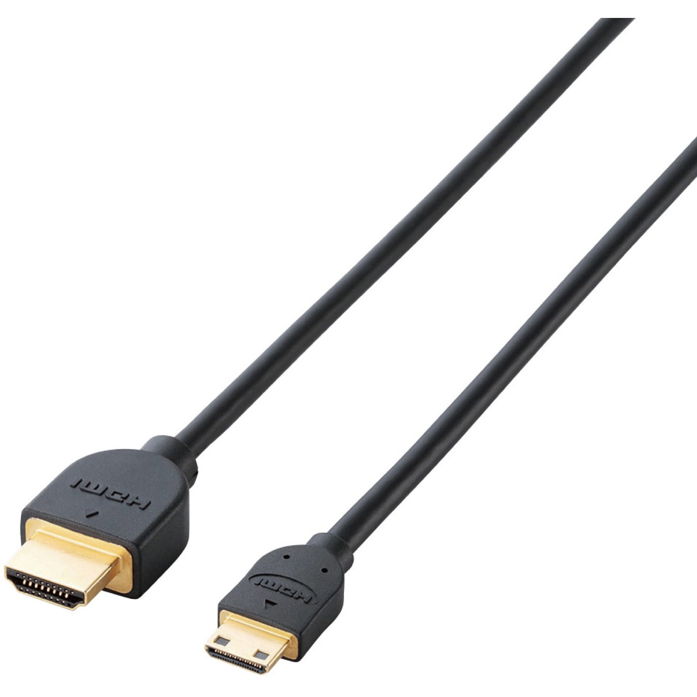 DH-HD14EM10BK HDMIケーブル miniHDMI-HDMI 4K対応 ハイスピード RoHS