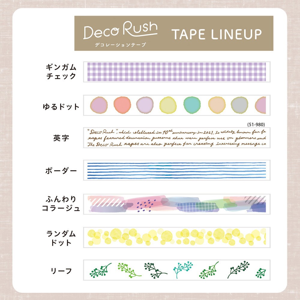 DC-080-4(51981) デコラッシュ 10mm 太幅タイプ 1個 PLUS(プラス