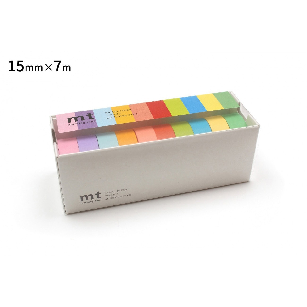 MT10P003R マスキングテープ mt ベーシックシリーズ 1セット(10色×1巻