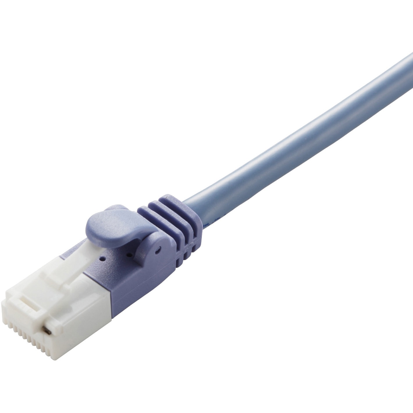 LANケーブル 100本 CAT5e 1m 爪折れ防止タイプ 長さ本数変更可能 エレコム クロスLANケーブル/CAT5E/爪折れ防止/1m/ブルー LD