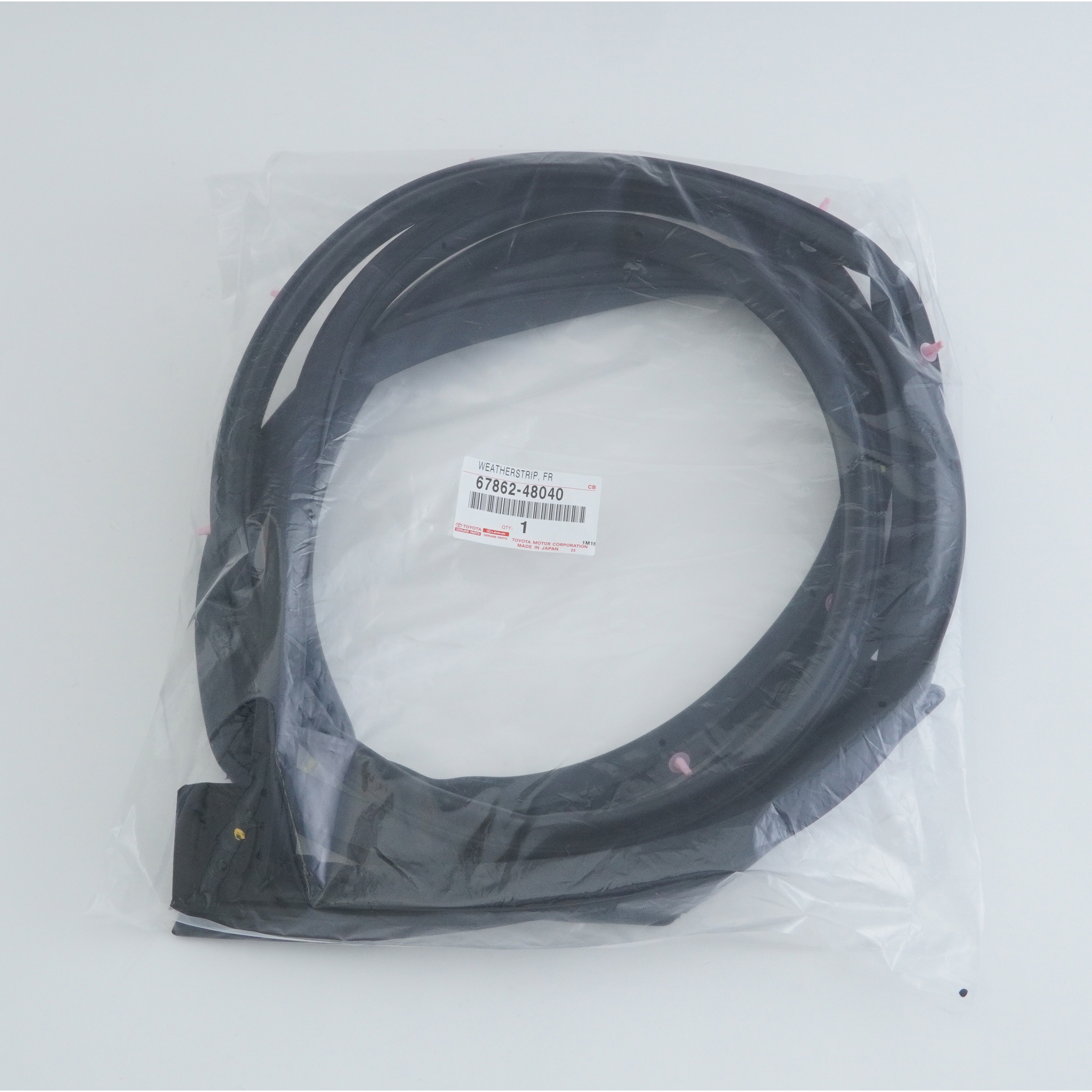 67862-48040 (67862)フロントドア ウエザストリップ LH 1個 トヨタ 【通販モノタロウ】