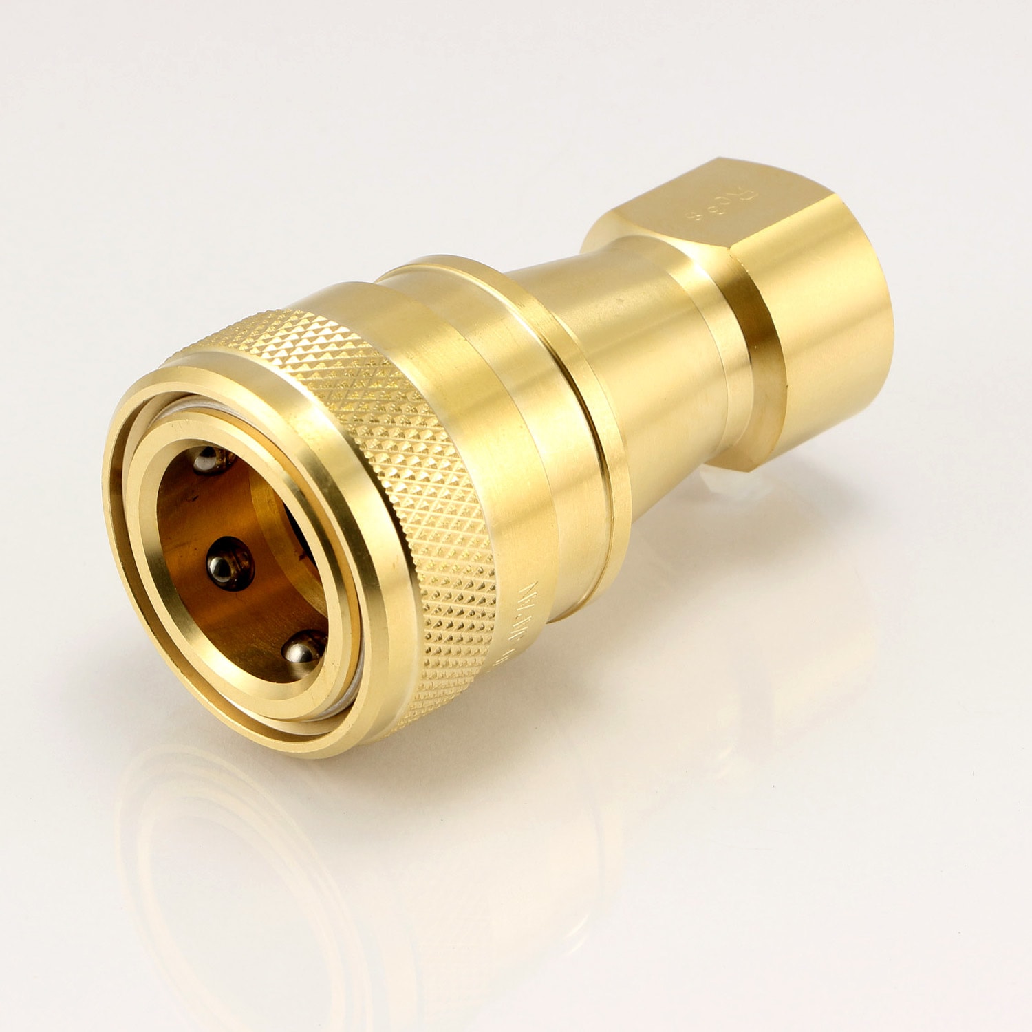 NM-S180 真鍮製 両バルブタイプ ソケット アソー 最高使用圧力2.94MPa Rc1”   NM-S180