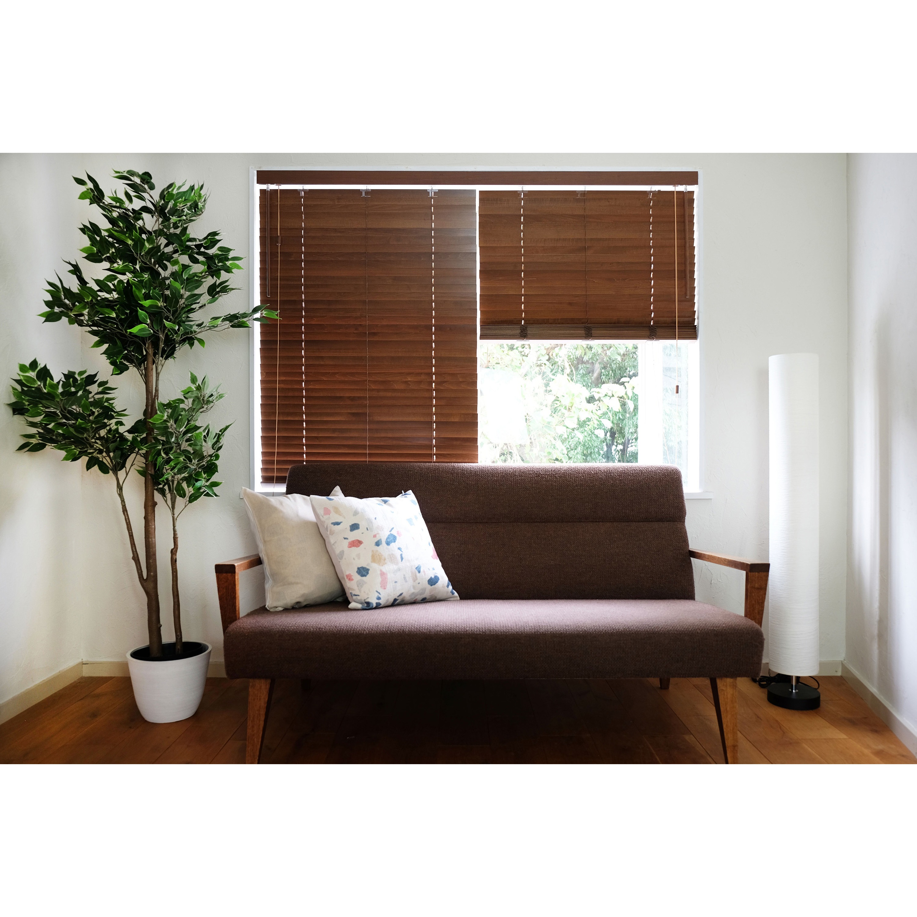 オーダー】コード セパレート木製ブラインド フレッド35 TOSO 幅1010