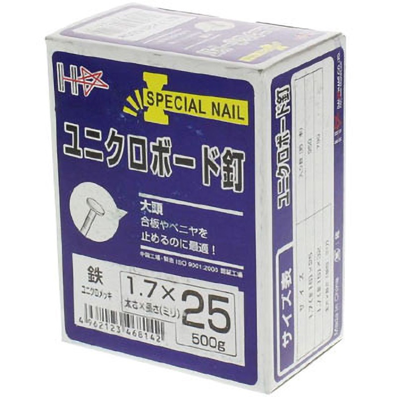 16(1.7)×32 SP ユニクロボード釘 ダイドーハント(大同製鋲所 16(1.7)×32 SP ユニクロボード釘 ダイドーハント(大同製鋲所