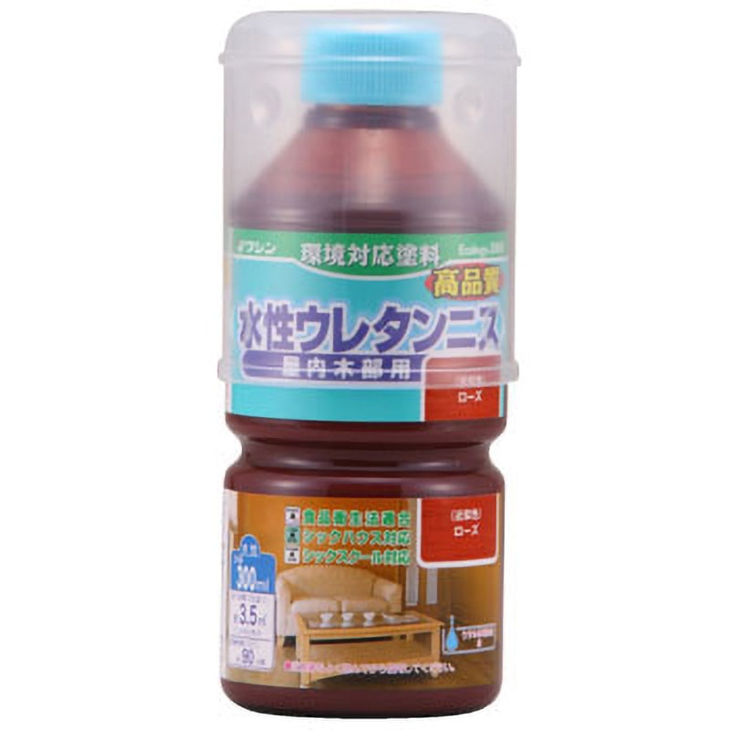 水性ウレタンニス 和信ペイント ローズ色 屋内木部・木製品用 1本 水性ウレタンニス 和信ペイント ローズ色 屋内木部・木製品用 1本