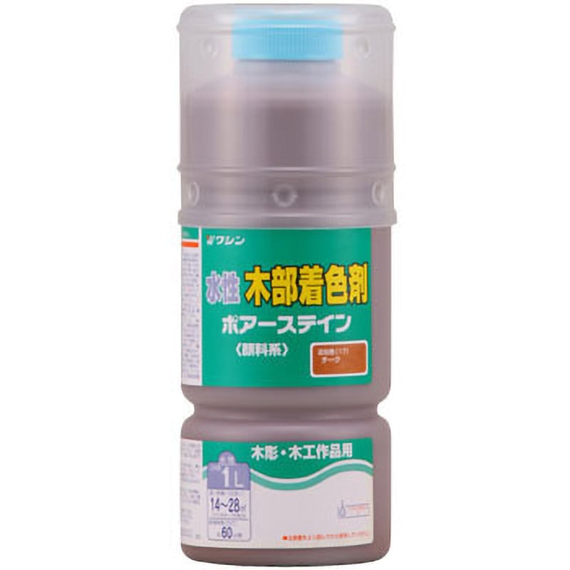 ポアーステイン 和信ペイント 木床用 チーク色 1缶 1L 通販