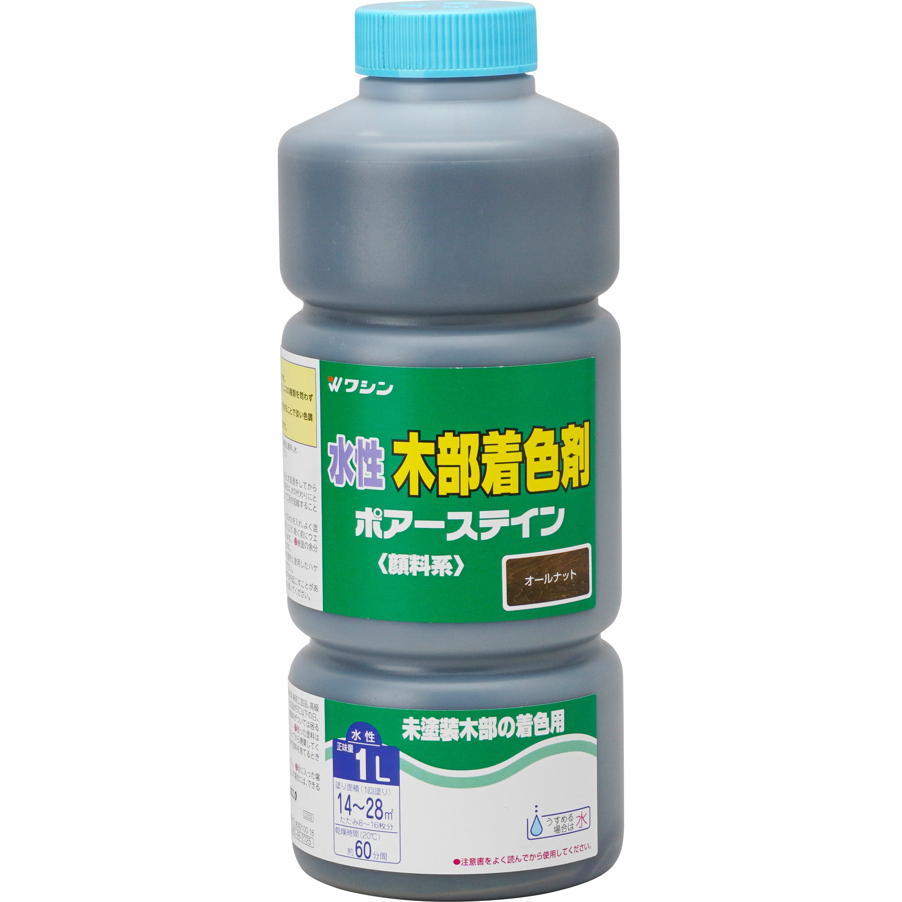 ポアーステイン 和信ペイント 木床用 オールナット色 1缶(1L) 【通販 