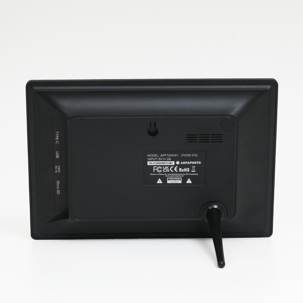 APF700Wi-Fi Wi-Fiデジタルフォトフレーム 1個 AGFA 【通販モノタロウ】