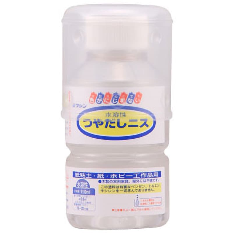 水溶性ツヤ出しニス 1本(110mL) 和信ペイント 【通販サイトMonotaRO】