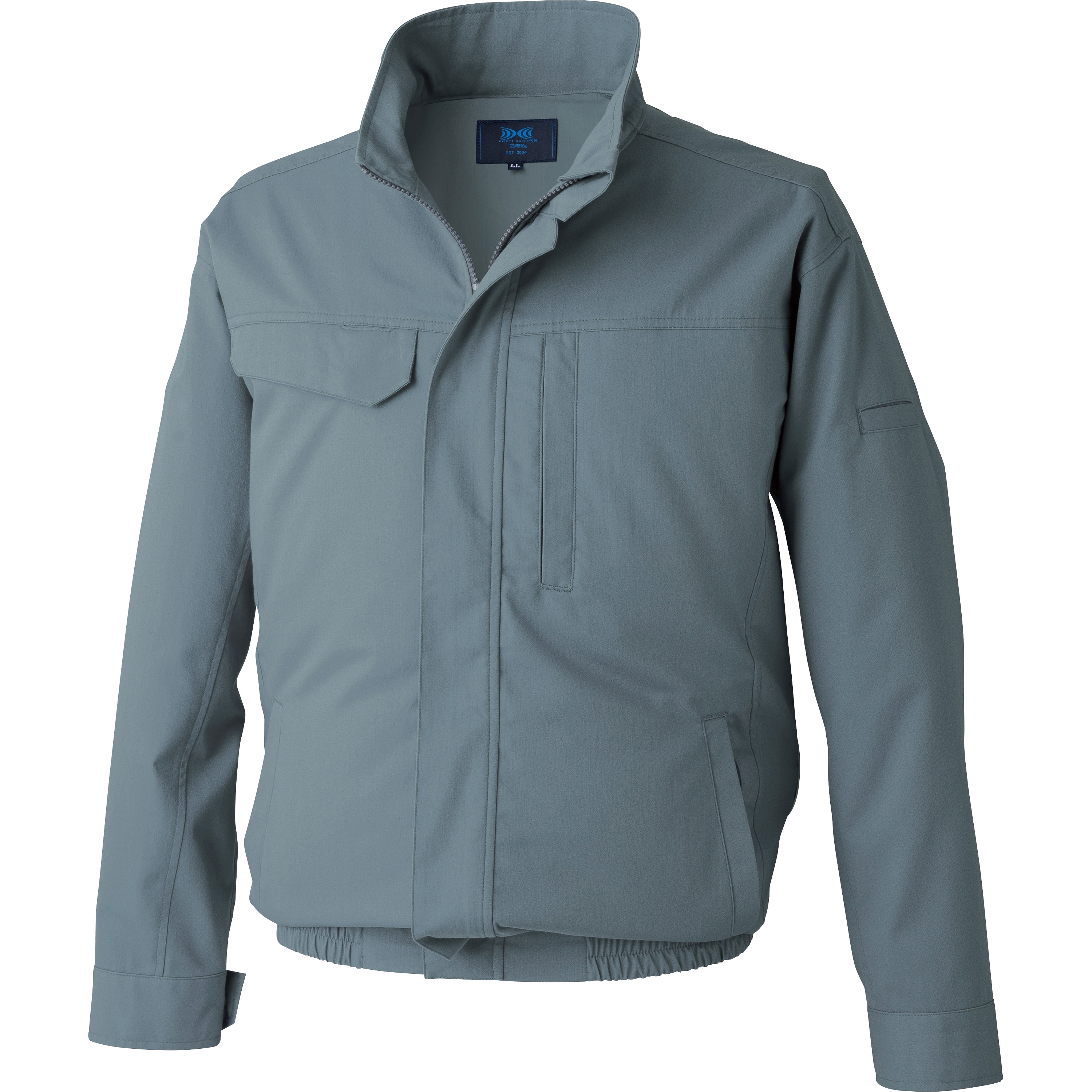 COOL FAN HIGH-POWER 空調服 Mサイズ グレー KU92610K50S3 空調服(R) 難燃長袖ブルゾン(横ファン)(ウェアのみ) 空調
