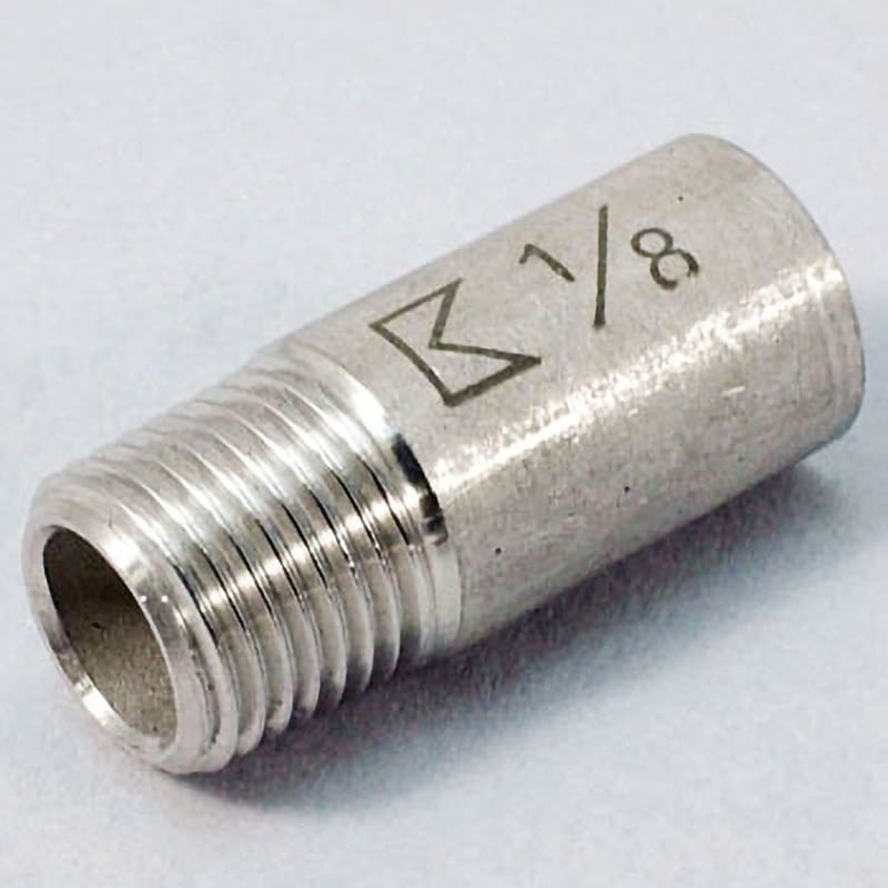 PK-6A ステンレス鋼 片ニップル ねじ込み式管継手 1個 キッツ(KITZ) 【通販モノタロウ】