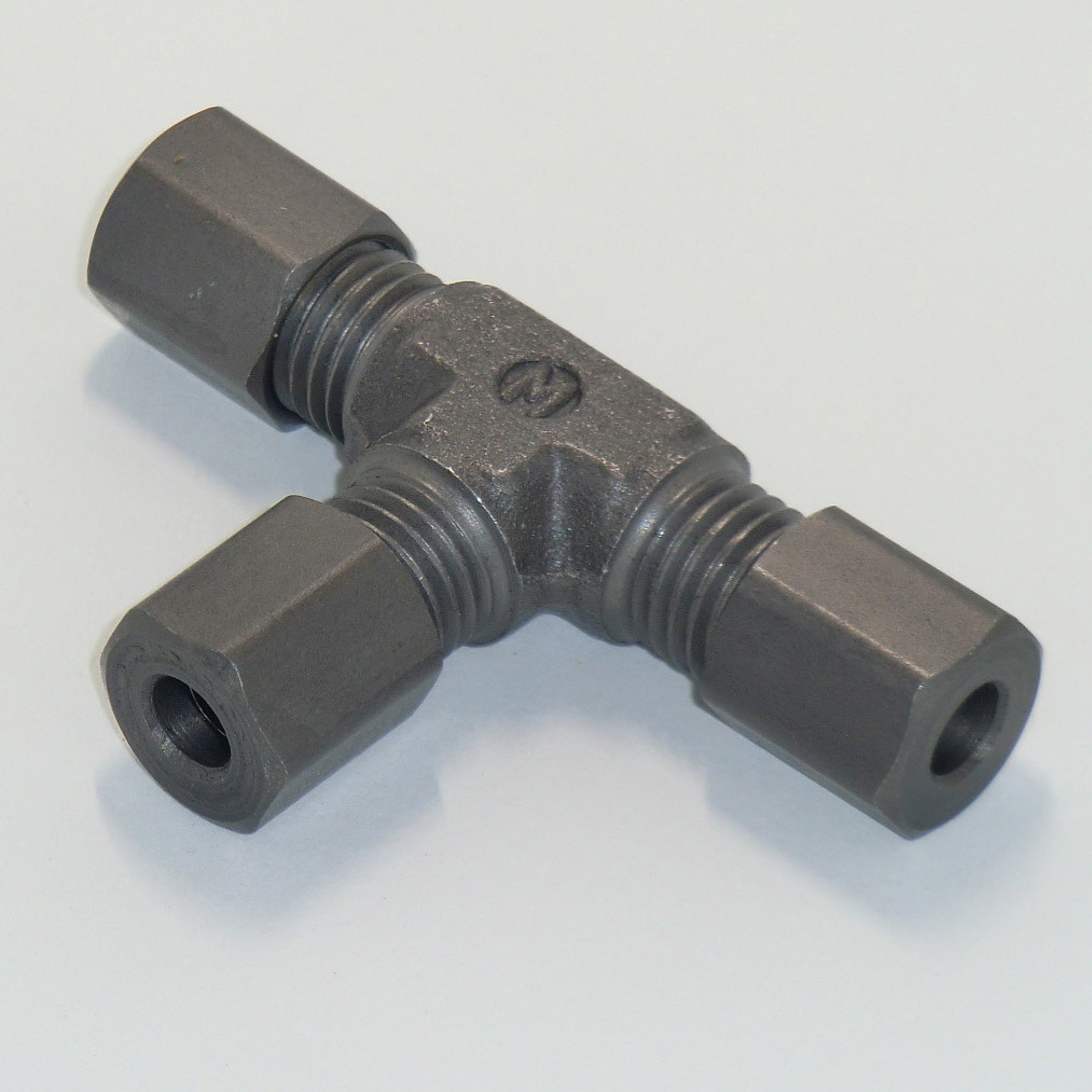 MTU-1 鋼管用 くい込み継手 インチサイズ MTU ティー マルエム産業 炭素鋼 適合管外径34mm