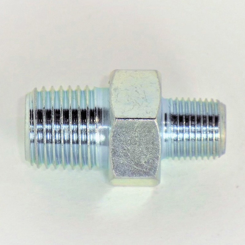 SN-1”×3/8 高圧用継手 鋼製ねじ込みタイプ 径違いニップル 三価