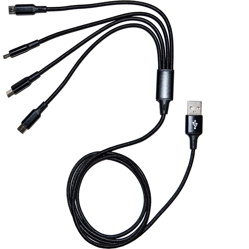 FC-ZXPROLC 充電用ケーブル(microUSB 4分岐ケーブル) 1個 FIRSTCOM