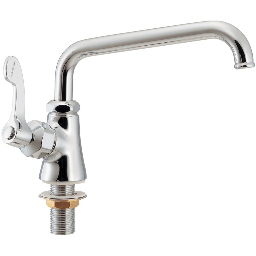 724-707-20QR 厨房用左ハンドル立形自在水栓 1個 カクダイ 【通販モノタロウ】