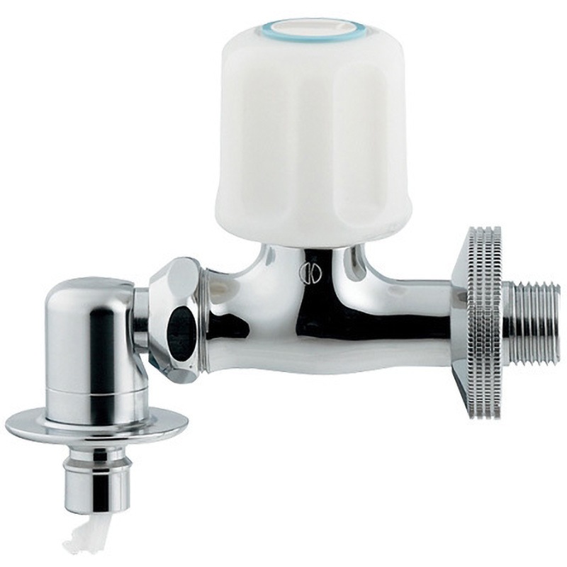 737-001-13 洗濯機用水栓(ストッパーつき) カクダイ 呼び径13