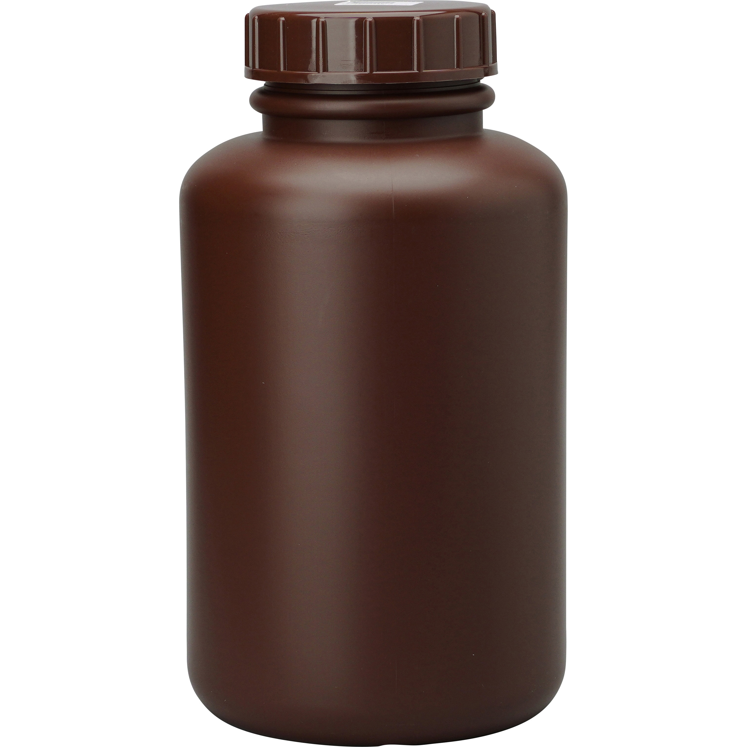 1032-07 標準規格瓶 丸型広口(遮光) NIKKO(ニッコーハンセン) 茶色