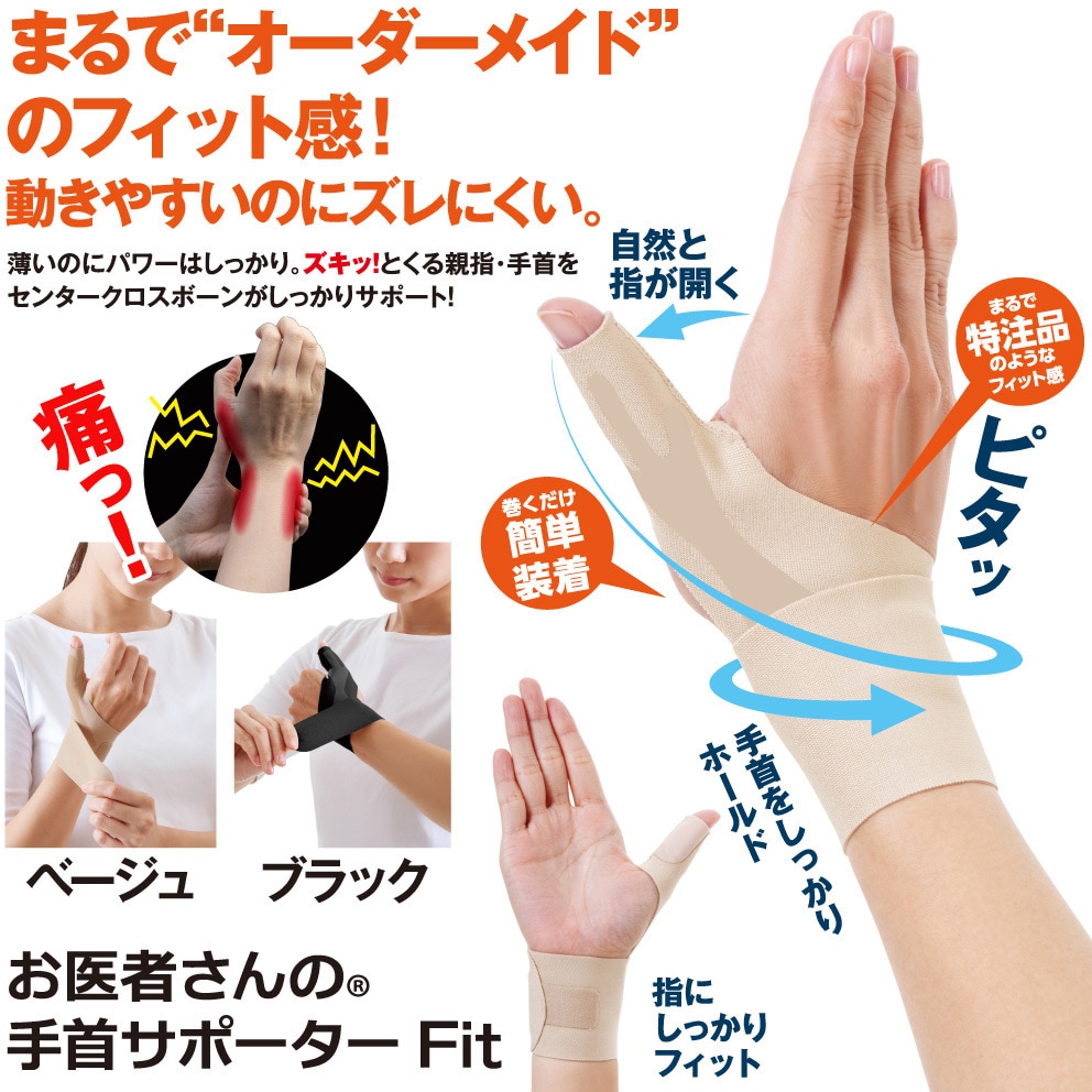 AP-434702 お医者さんの(R)手首サポーターFit アルファックス