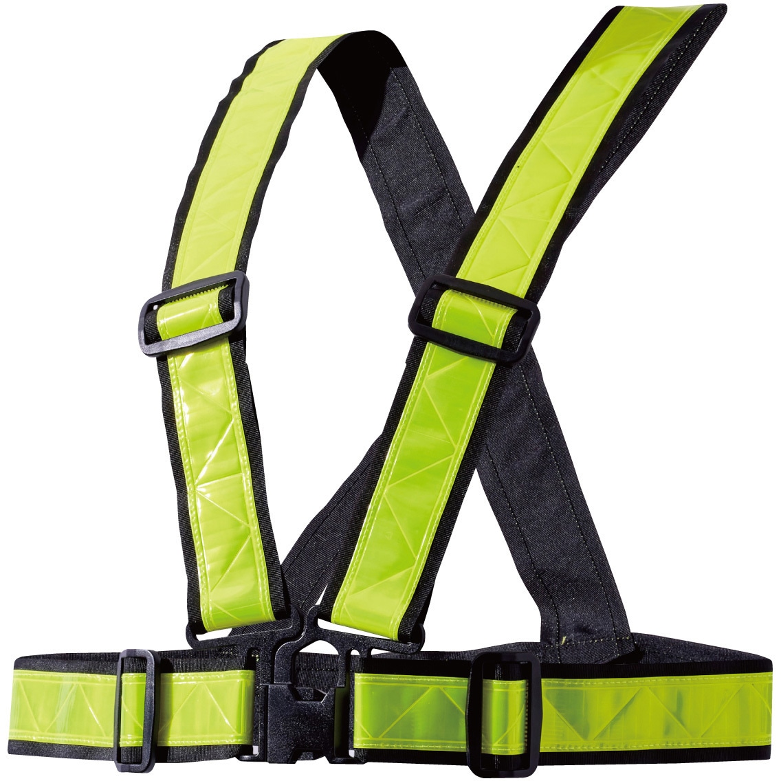 322 ショート丈反射ベスト 村上被服 ネオンイエロー フリーサイズ  