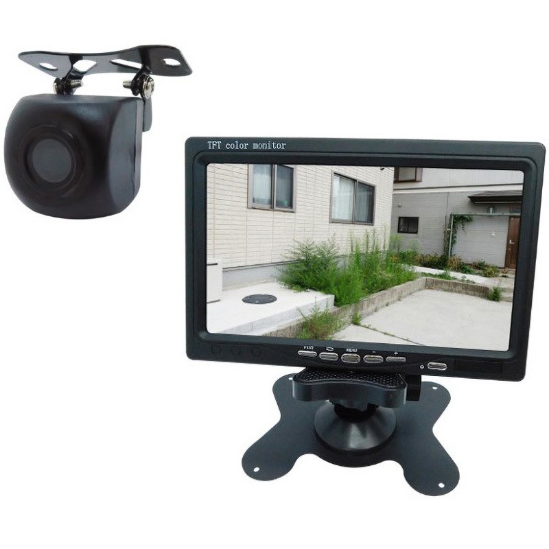 防犯カメラ7点セット Amazon | Broadwatch 超小型 防犯カメラ 7インチモニターセット 防水