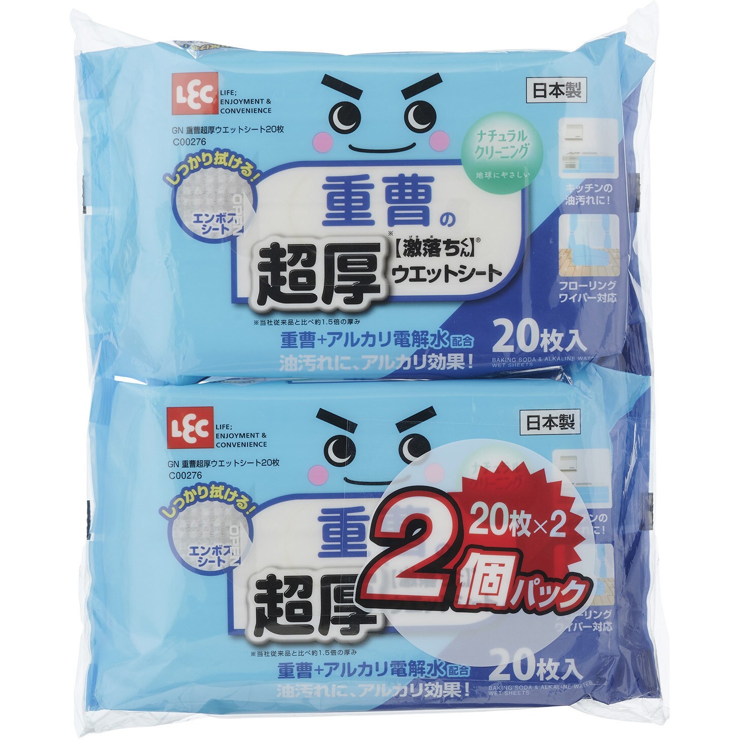 SALE／84%OFF】 激落ちくん 超厚プレミアム ウエットシート 1個 レック