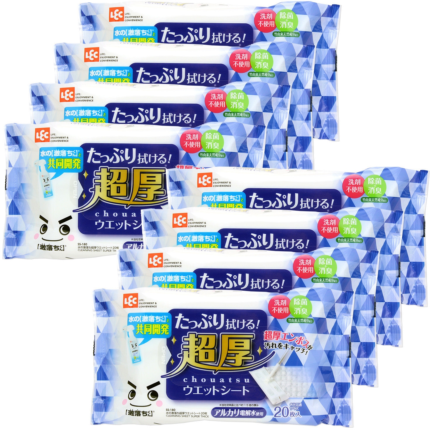 S00997 水の激落ち超厚ウエットシート LEC(レック) 本体 【通販