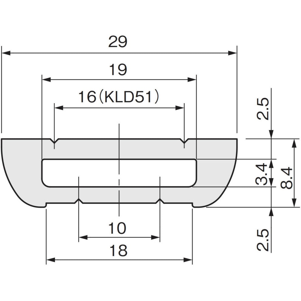 引戸用戸当りクッション アトムリビンテック 長さ10m - 【通販