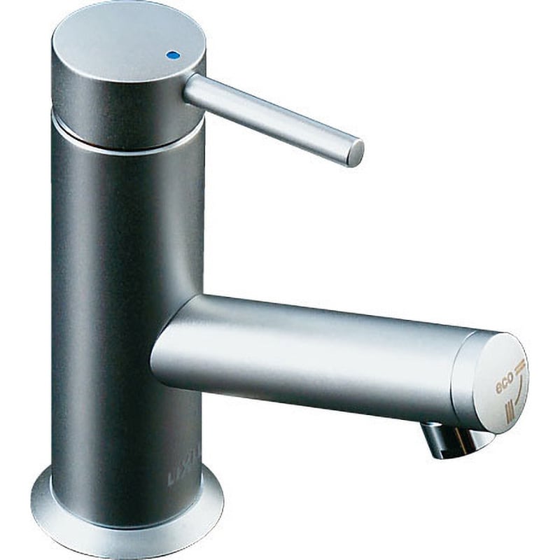 LF-E02/SE シングルレバー単水栓 eモダン エコダイヤル 排水栓なし きれいサテン 1個 LIXIL(INAX) 【通販サイトMonotaRO】
