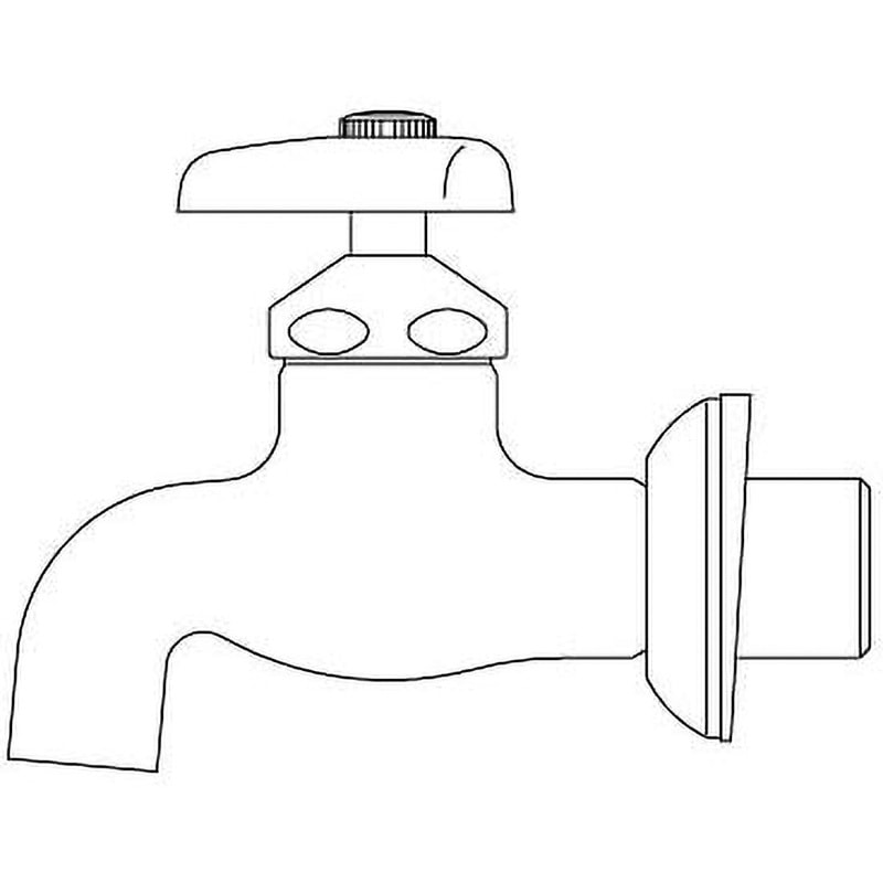 LF-7E-19-U-TK1 送り座付横水栓 INAX(LIXIL) 非自動タイプ