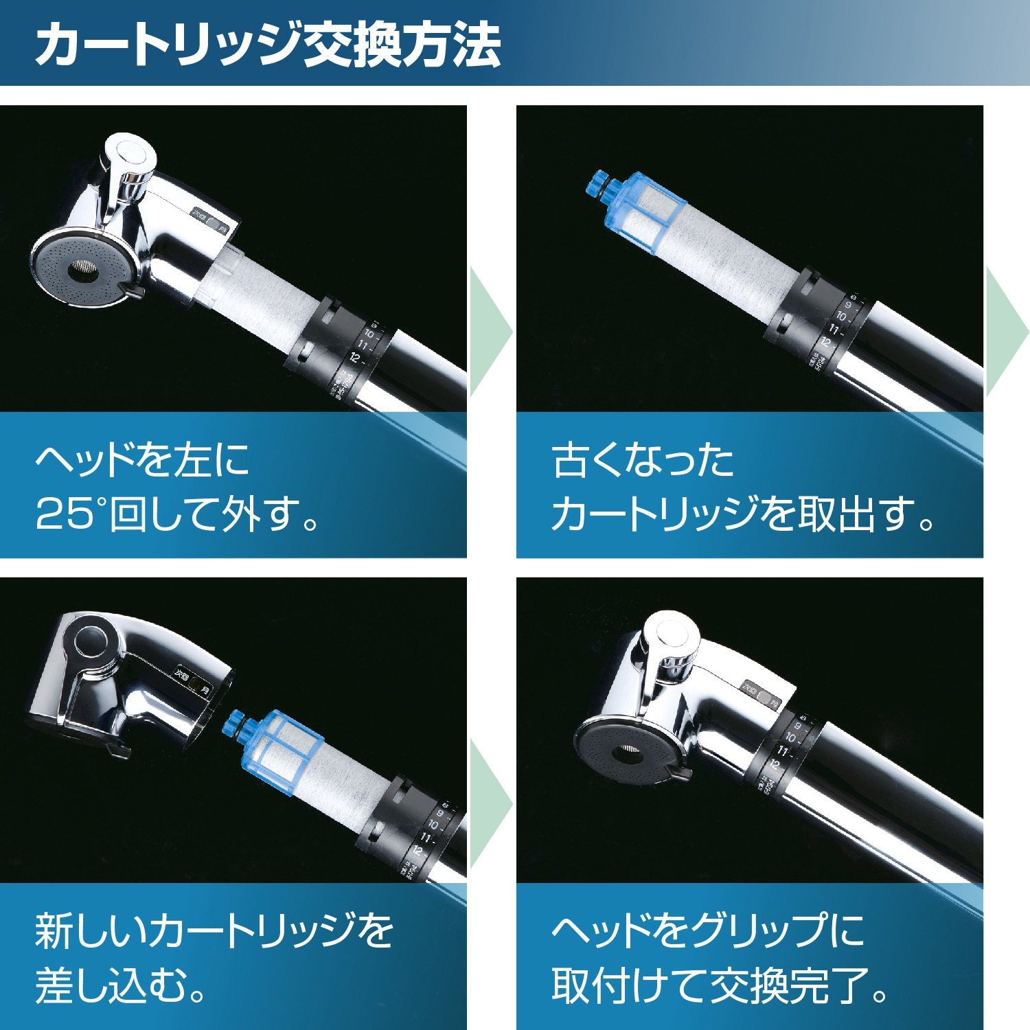 JF-K22-D 交換用浄水カートリッジ 長寿命 ハイグレードタイプ (15+2物質 高塩素除去) 1セット(4個) LIXIL(INAX)  【通販モノタロウ】